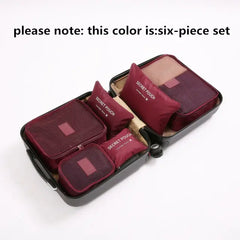 Large Capacity Travel Organizers (8 Piece Set)