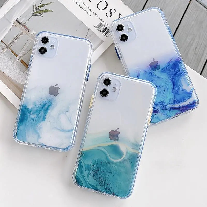 Ombre Marble iPhone Case