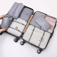 Large Capacity Travel Organizers (8 Piece Set)