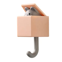 Cartoon Cat Key Hook