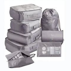 Large Capacity Travel Organizers (8 Piece Set)