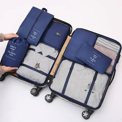 Large Capacity Travel Organizers (8 Piece Set)