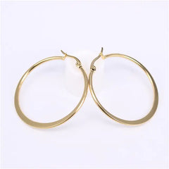 MGUB Stainless Steel Simple Earrings