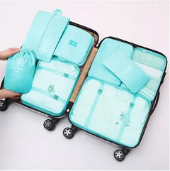 Large Capacity Travel Organizers (8 Piece Set)