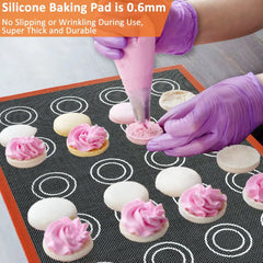 2pcs Silicone Baking Mats