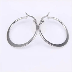 MGUB Stainless Steel Simple Earrings