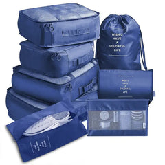 Large Capacity Travel Organizers (8 Piece Set)