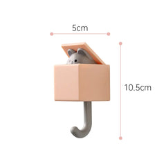 Cartoon Cat Key Hook